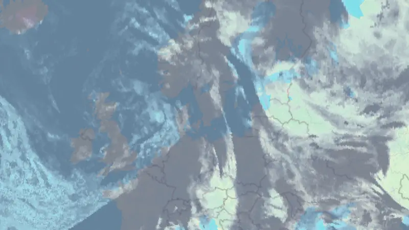 Clouds weather map