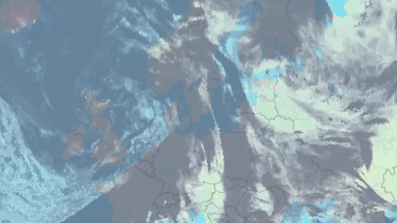 Clouds weather map
