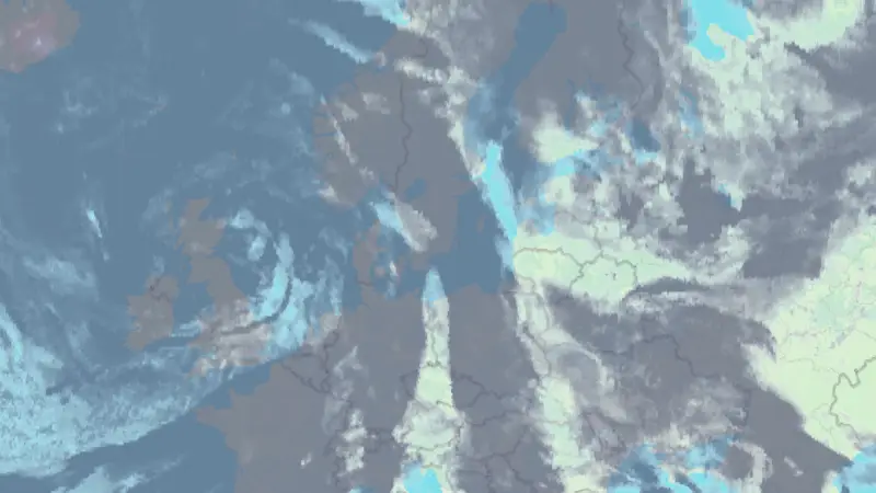 Clouds weather map