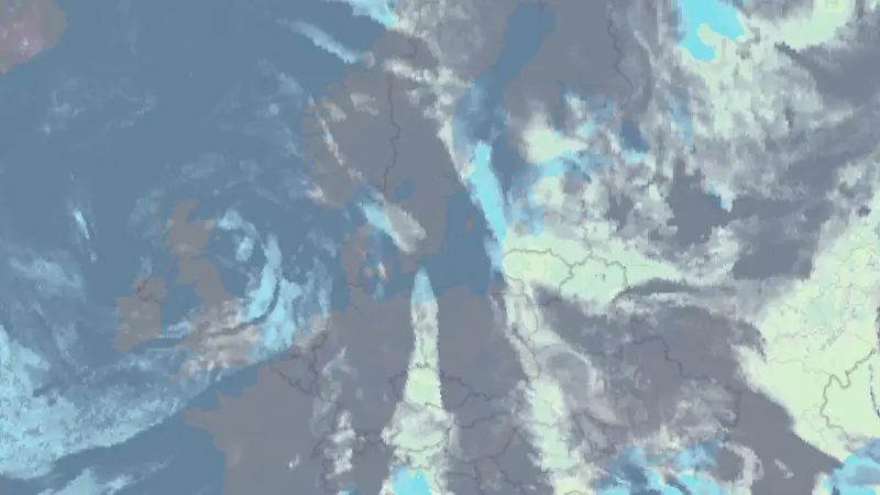 Clouds weather map
