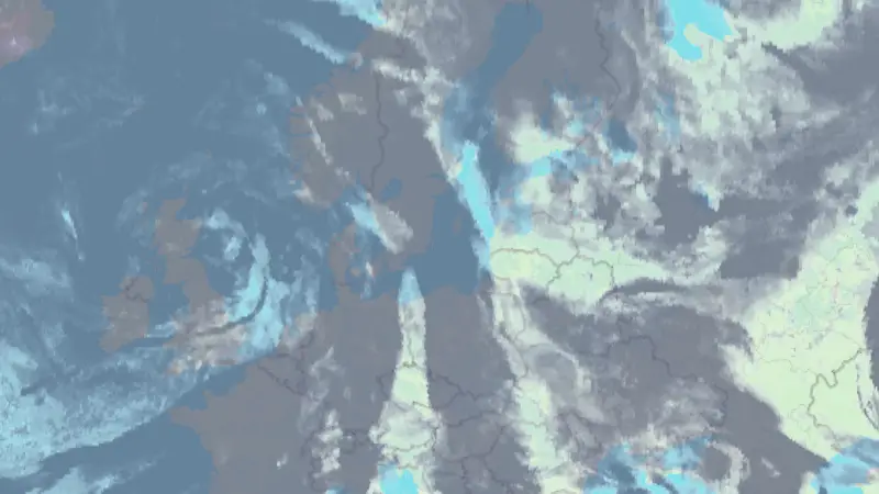 Clouds weather map