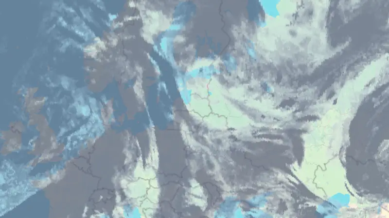 Clouds weather map