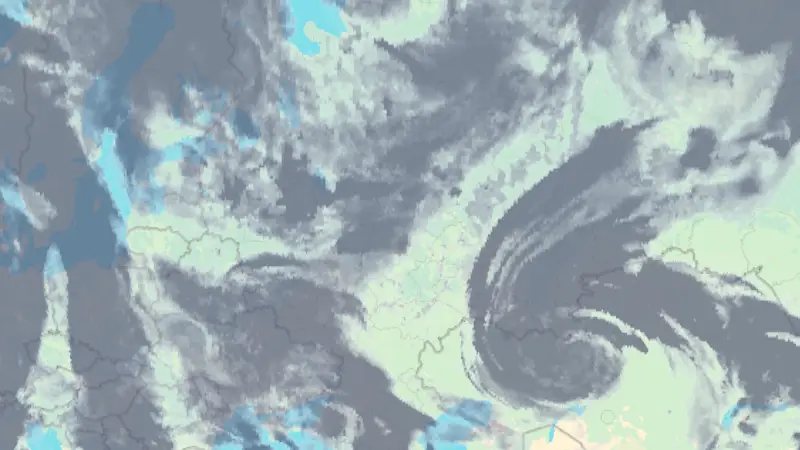Clouds weather map