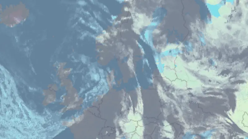 Clouds weather map