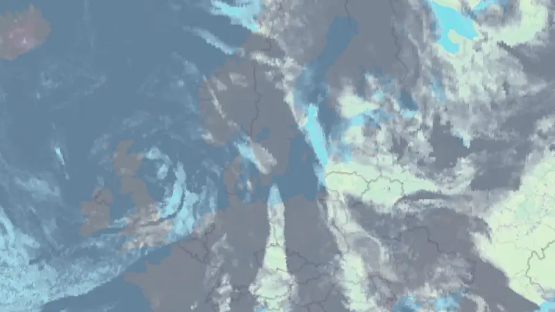 Clouds weather map