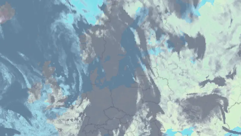 Clouds weather map