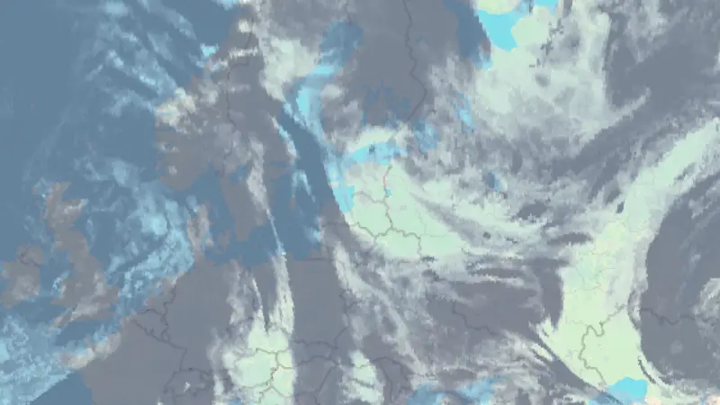 बादल weather map