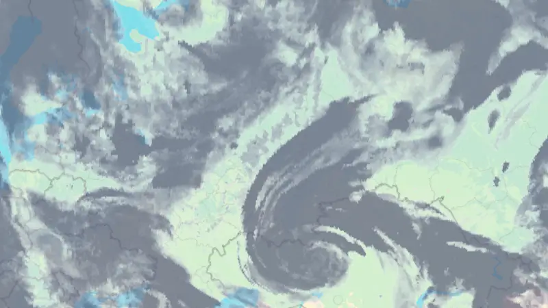 Zachmurzenie weather map