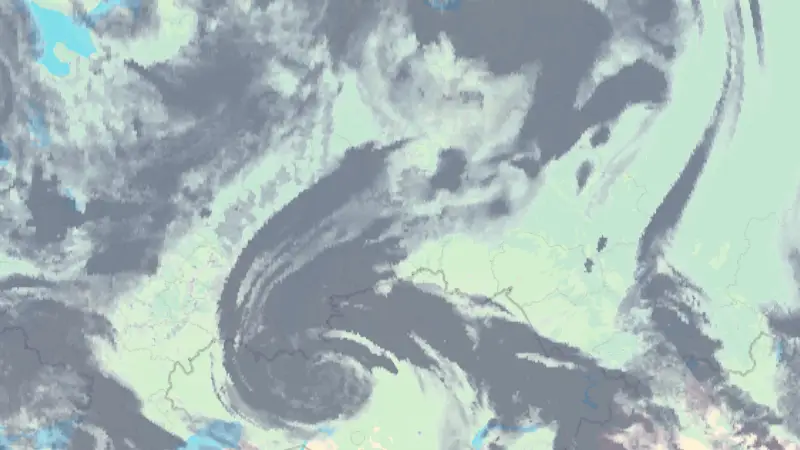 Oblačnost weather map