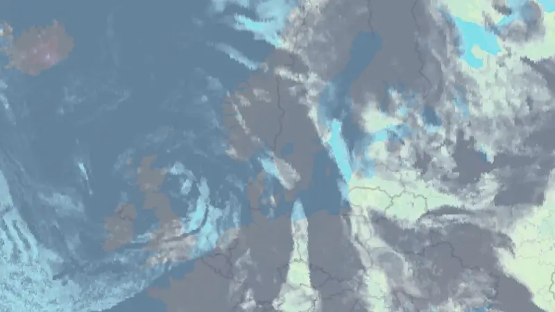 Clouds weather map
