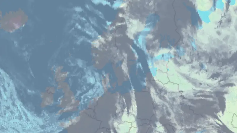 Molnighet weather map