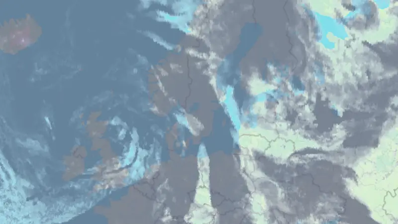 Molnighet weather map