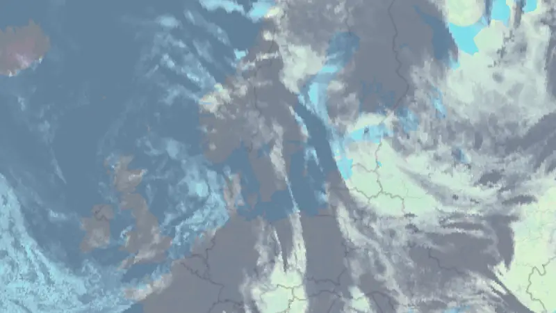 Molnighet weather map