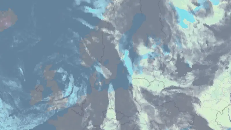 Clouds weather map