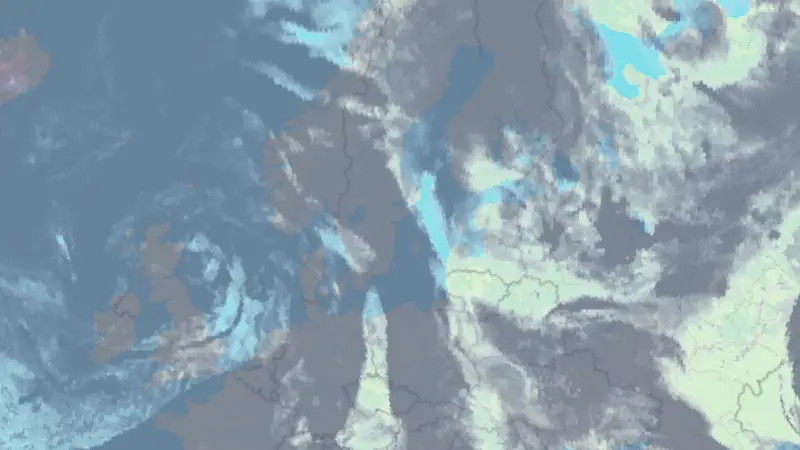 Clouds weather map