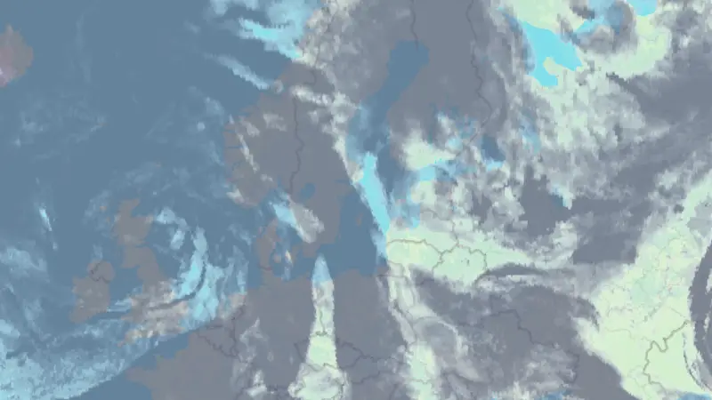 Clouds weather map