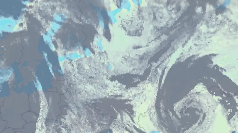 Clouds weather map