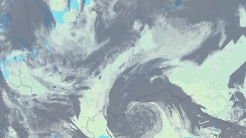 Nebulozitate weather map