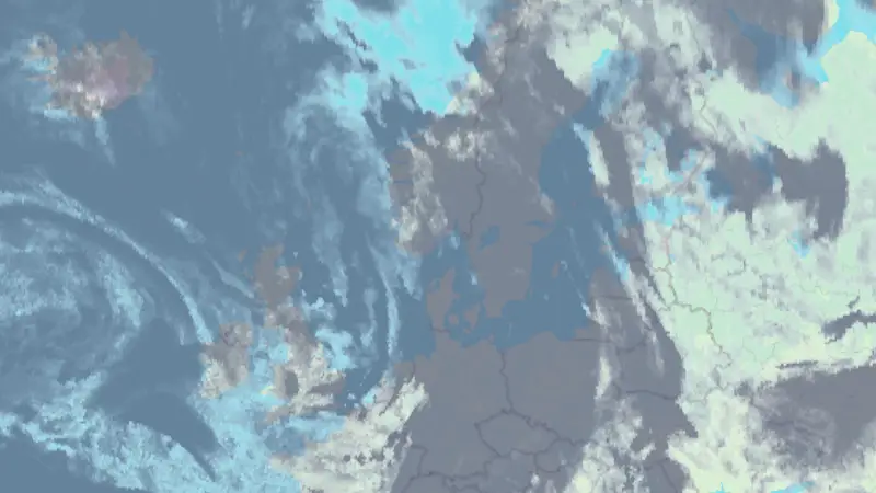 Clouds weather map
