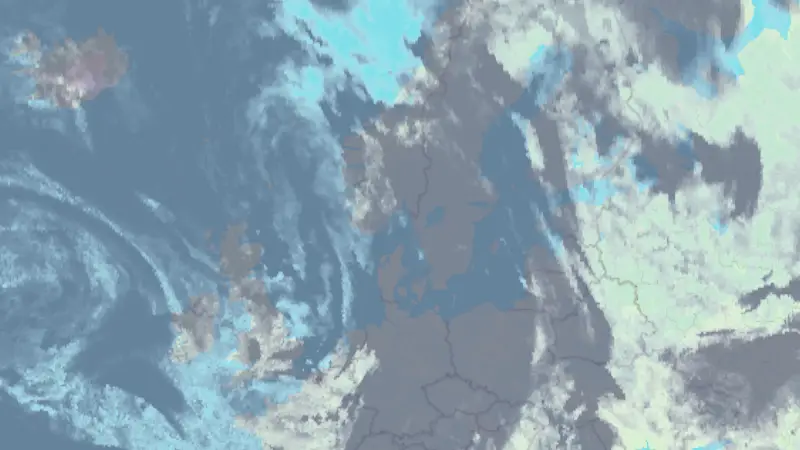 Clouds weather map