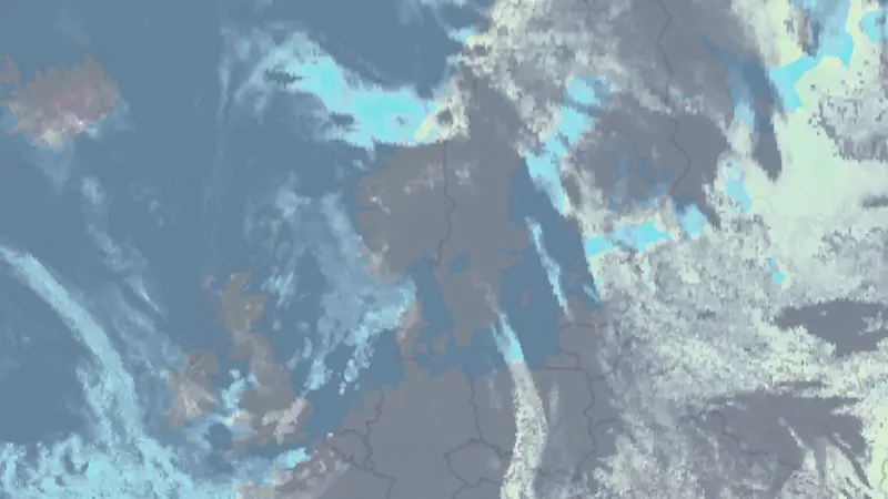 Clouds weather map