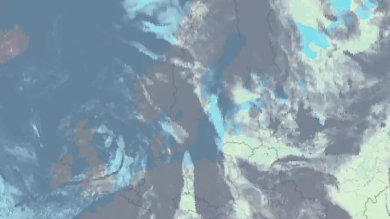Clouds weather map