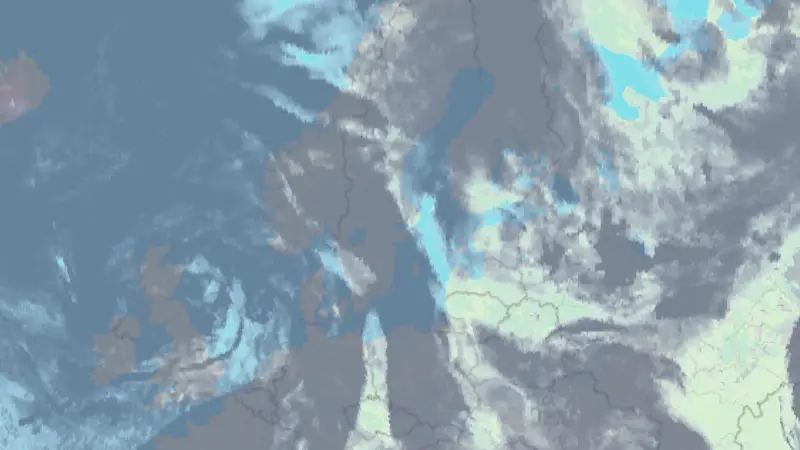 Molnighet weather map