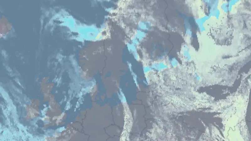 Molnighet weather map