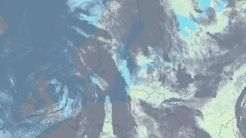 Clouds weather map