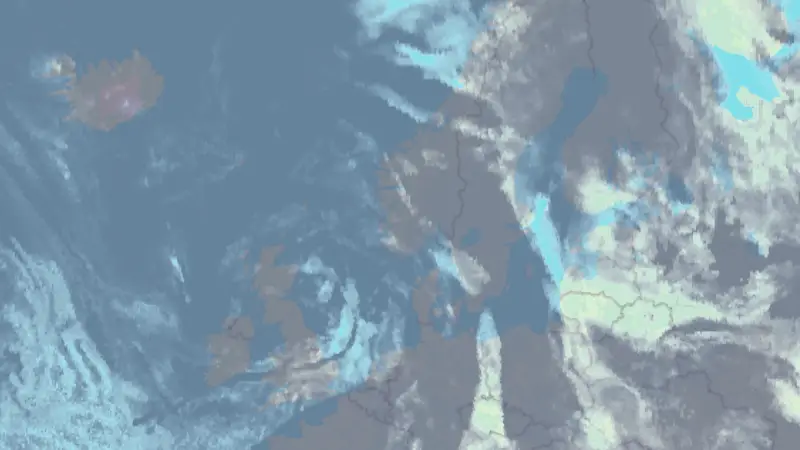 Clouds weather map