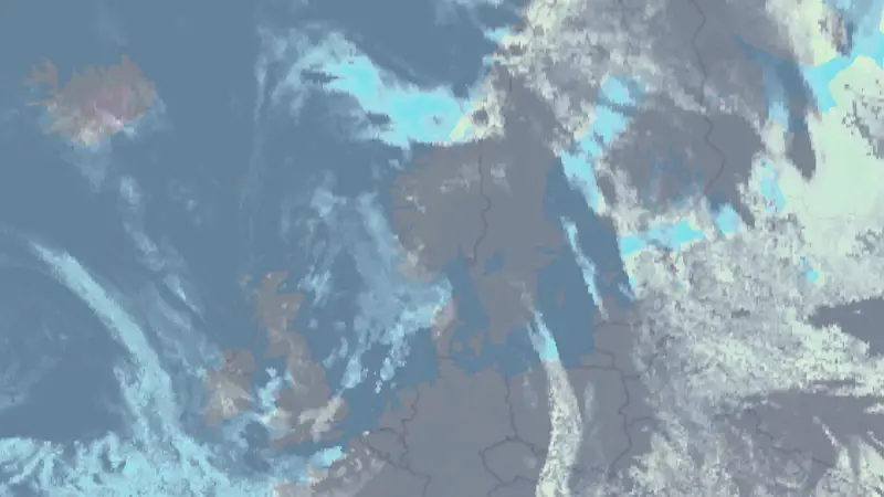 Clouds weather map