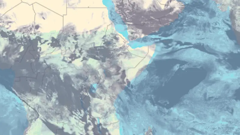 Nébulosité weather map