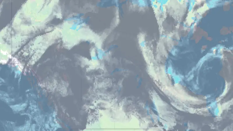 Clouds weather map