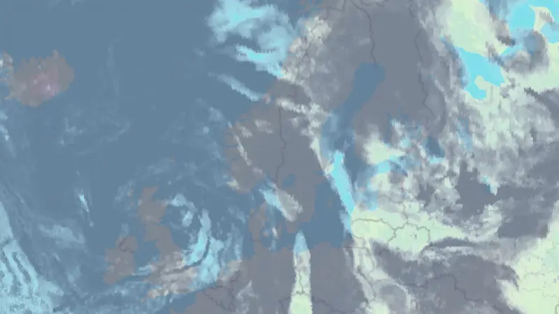 Clouds weather map