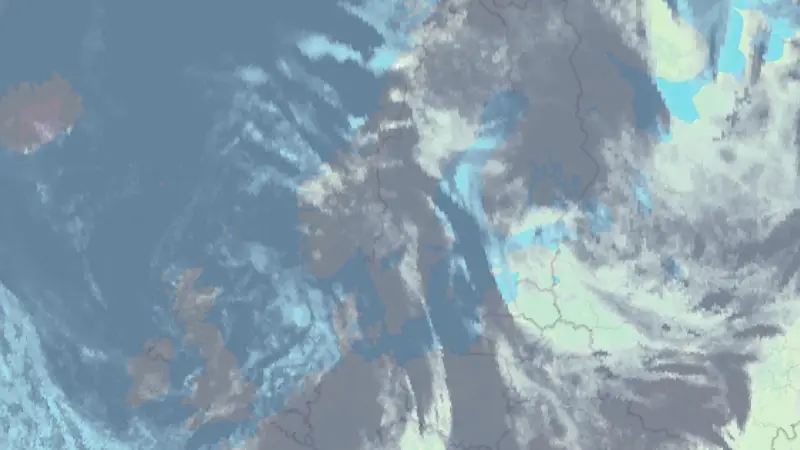 Clouds weather map