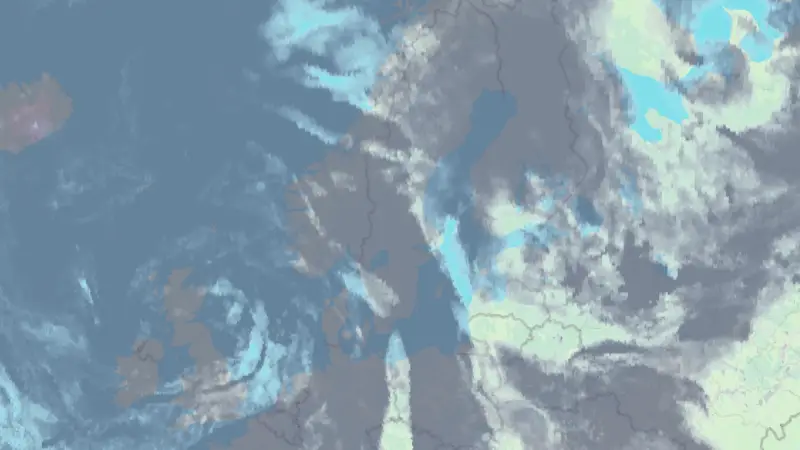 Molnighet weather map