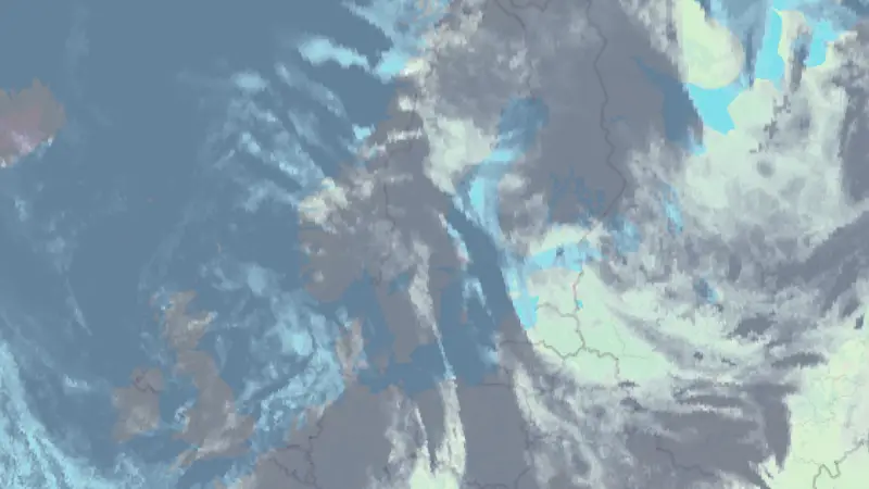Clouds weather map