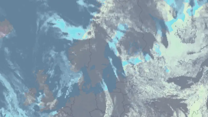 Clouds weather map