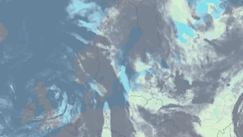 Molnighet weather map