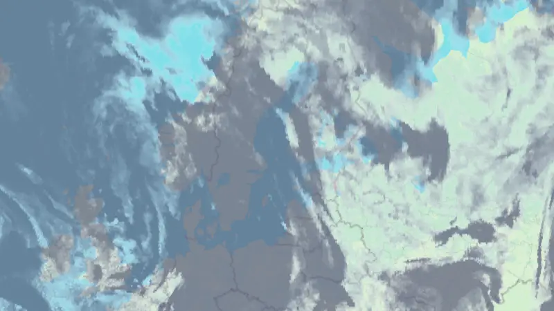 Clouds weather map