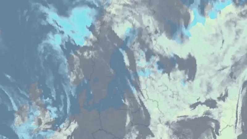 Clouds weather map