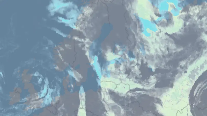 Clouds weather map