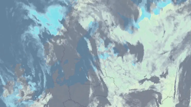 Clouds weather map