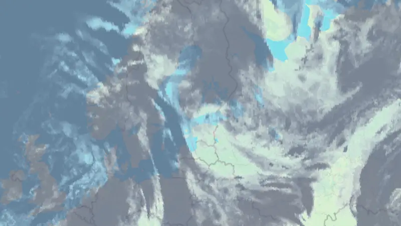 Clouds weather map