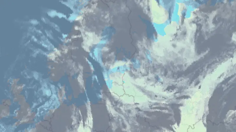 Clouds weather map
