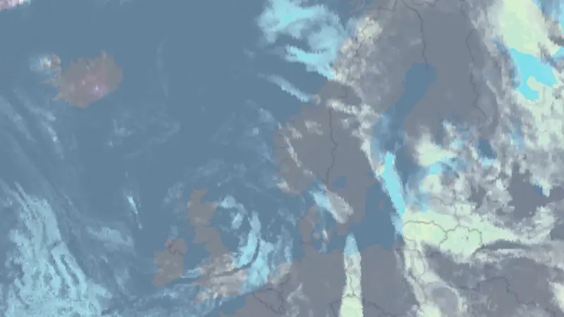 Clouds weather map