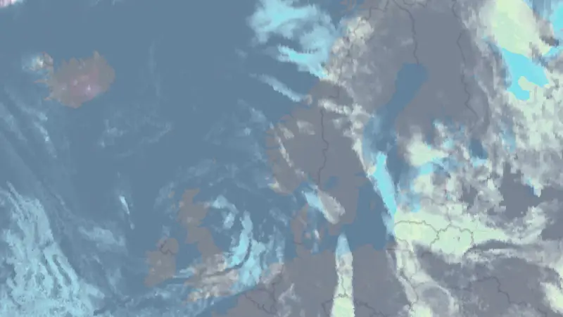 Clouds weather map