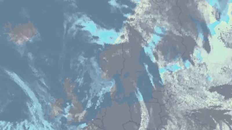 Clouds weather map