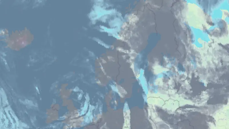 Clouds weather map