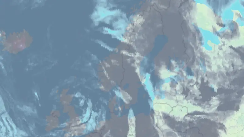 Clouds weather map